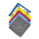1 Dozen Bandanas Assorted Paisley 100% Cotton Cloth Face Mask Scarf Washable-Serve The Flag 15 image