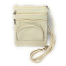 Casaba Womens Genuine Leather Crossbody Purse Shoulder Messenger Bag Organizer-Serve The Flag 27 image