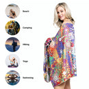 Empire Cove 2 in 1 Convertible Beach Towel Tote Bag Shoulder Bag Pool Swim  30 image