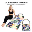 Empire Cove 2 in 1 Convertible Beach Towel Tote Bag Shoulder Bag Pool Swim  39 image
