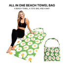 Empire Cove 2 in 1 Convertible Beach Towel Tote Bag Shoulder Bag Pool Swim  51 image
