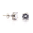 Empire Cove 14K Gold Sterling Silver Dipped Jewelry Cubic Zirconia Stud Earrings-Casaba Shop 7 image