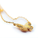 The Empire Cove 14K Gold Sterling Silver Dipped Jewelry Butterfly Pendant Necklace-Casaba Shop 4 image