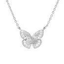 The Empire Cove 14K Gold Sterling Silver Dipped Jewelry Butterfly Pendant Necklace-Casaba Shop 6 image