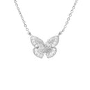 The Empire Cove 14K Gold Sterling Silver Dipped Jewelry Butterfly Pendant Necklace-Casaba Shop 7 image
