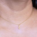 Empire Cove 14K Gold Sterling Silver Dipped Jewelry Musical Note Pendant Necklace-Casaba Shop 2 image