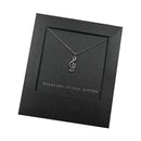 Empire Cove 14K Gold Sterling Silver Dipped Jewelry Musical Note Pendant Necklace-Casaba Shop 4 image