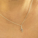 Empire Cove 14K Gold Sterling Silver Dipped Jewelry Musical Note Pendant Necklace-Casaba Shop 7 image