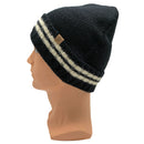 Empire Cove Winter Knit Striped Beanie-UNCATEGORIZED-Empire Cove-Black-Casaba Shop 9 image