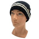 Empire Cove Winter Set Knit Striped Beanie and Touch Screen Gloves Gift Set-Hat/gloves-Empire Cove-Ivory-Casaba Shop 12 image
