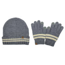 Empire Cove Winter Set Knit Striped Beanie and Touch Screen Gloves Gift Set-Beanies-Empire Cove-Black-Casaba Shop 4 image