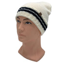 Empire Cove Winter Knit Striped Beanie-UNCATEGORIZED-Empire Cove-Black-Casaba Shop 23 image