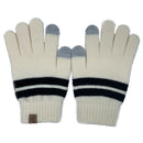 Empire Cove Winter Set Knit Striped Beanie and Touch Screen Gloves Gift Set-Beanies-Empire Cove-Black-Casaba Shop 29 image