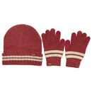 Empire Cove Winter Set Knit Striped Beanie and Touch Screen Gloves Gift Set-Hat/gloves-Empire Cove-Grey-Casaba Shop 7 image