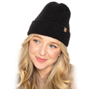 Empire Cove Womens Ribbed Knit Cuff Beanie-UNCATEGORIZED-Empire Cove-Beige-Casaba Shop 4 image