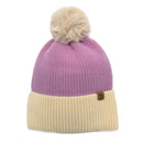 Empire Cove Winter Ribbed Knit Beanie with Faux Fur Pom Pom Hats Gifts for Her-Beanies-Empire Cove-Rust-Casaba Shop 22 image