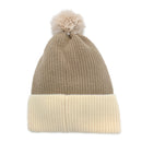 Empire Cove Winter Ribbed Knit Beanie with Faux Fur Pom Pom Hats Gifts for Her-Beanies-Empire Cove-Rust-Casaba Shop 34 image