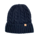 Empire Cove Winter Cable Knit Cuff Beanie-UNCATEGORIZED-Empire Cove-Black-Casaba Shop 11 image