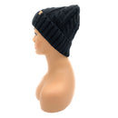 Empire Cove Winter Cable Knit Cuff Beanie-UNCATEGORIZED-Empire Cove-Black-Casaba Shop 12 image