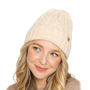 Empire Cove Winter Cable Knit Cuff Beanie-UNCATEGORIZED-Empire Cove-Rust-Casaba Shop 6 image