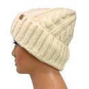 Empire Cove Winter Cable Knit Cuff Beanie-UNCATEGORIZED-Empire Cove-Black-Casaba Shop 26 image