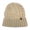 Empire Cove Winter Cable Knit Cuff Beanie-UNCATEGORIZED-Empire Cove-Black-Casaba Shop 27 image