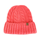 Empire Cove Winter Cable Knit Cuff Beanie-UNCATEGORIZED-Empire Cove-Black-Casaba Shop 34 image