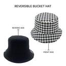 Empire Cove Checkered Tile Bucket Hat Reversible Fisherman Cap Women Men 3 image