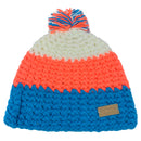 Empire Cove Winter Tri-Color Knit Beanie with Pom Pom-UNCATEGORIZED-Empire Cove-Blue-Casaba Shop 4 image