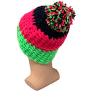 Empire Cove Winter Tri-Color Knit Beanie with Pom Pom-UNCATEGORIZED-Empire Cove-Blue-Casaba Shop 10 image