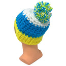 Empire Cove Winter Tri-Color Knit Beanie with Pom Pom-UNCATEGORIZED-Empire Cove-Blue-Casaba Shop 14 image
