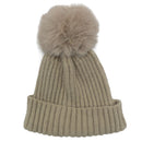 Empire Cove Winter Kids Boys Girls Cable Knit Cuff Beanie with Pom Pom-UNCATEGORIZED-Empire Cove-Beige-Casaba Shop 8 image