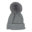 Empire Cove Winter Kids Boys Girls Cable Knit Cuff Beanie with Pom Pom-UNCATEGORIZED-Empire Cove-Beige-Casaba Shop 14 image