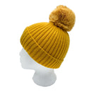 Empire Cove Winter Kids Boys Girls Cable Knit Cuff Beanie with Pom Pom-UNCATEGORIZED-Empire Cove-Beige-Casaba Shop 17 image