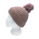 Empire Cove Winter Kids Boys Girls Cable Knit Cuff Beanie with Pom Pom-UNCATEGORIZED-Empire Cove-Beige-Casaba Shop 20 image