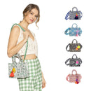 Empire Cove Stylish Mini Tote Bags with Tassles Purse Handbags Satchel Bag 1 image