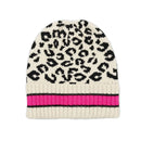 Empire Cove Winter Set Knit Leopard Striped Beanie and Touch Screen Gloves Gift Set-Hat/gloves-Empire Cove-Beige-Casaba Shop 13 image