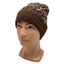 Empire Cove Winter Knit Ribbed Leopard Cuff Beanie-UNCATEGORIZED-Empire Cove-Mustard-Casaba Shop 10 image