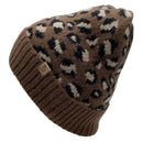 Empire Cove Winter Set Knit Ribbed Leopard Cuff Beanie and Touch Screen Gloves Gift Set-Hat/gloves-Empire Cove-Black-Casaba Shop 15 image