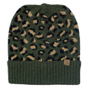 Empire Cove Winter Set Knit Ribbed Leopard Cuff Beanie and Touch Screen Gloves Gift Set-Hat/gloves-Empire Cove-Black-Casaba Shop 30 image