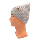 Empire Cove Womens Winter Solid Ribbed Knit Cuff Beanie Hat Soft Warm-Beanies-Empire Cove-Grey-Casaba Shop 19 image