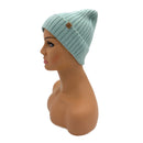 Empire Cove Womens Winter Solid Ribbed Knit Cuff Beanie Hat Soft Warm-Beanies-Empire Cove-Grey-Casaba Shop 39 image