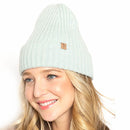 Empire Cove Womens Winter Solid Ribbed Knit Cuff Beanie Hat Soft Warm-Beanies-Empire Cove-Grey-Casaba Shop 41 image