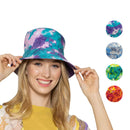 Empire Cove Tie Dye Ice Crumple Bucket Hat Reversible Fisherman Cap Women Men 1 image