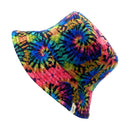 Empire Cove Tie Dye Ice Crumple Bucket Hat Reversible Fisherman Cap Women Men 21 image