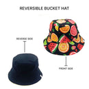 Empire Cove Fruit Print Bucket Hat Reversible Fisherman Cap Women Men Summer 13 image