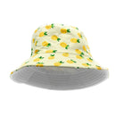 Empire Cove Fruit Print Bucket Hat Reversible Fisherman Cap Women Men Summer 20 image