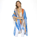 Empire Cove Womens Brush Stroke Print Kimono Shawl Wraps Beach Cover Ups Summer 4 image