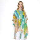 Empire Cove Womens Brush Stroke Print Kimono Shawl Wraps Beach Cover Ups Summer 10 image