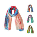 Empire Cove Womens Scarf Scarves Shawl Wraps Brush Stroke Print Sarong Cover Ups 2 image